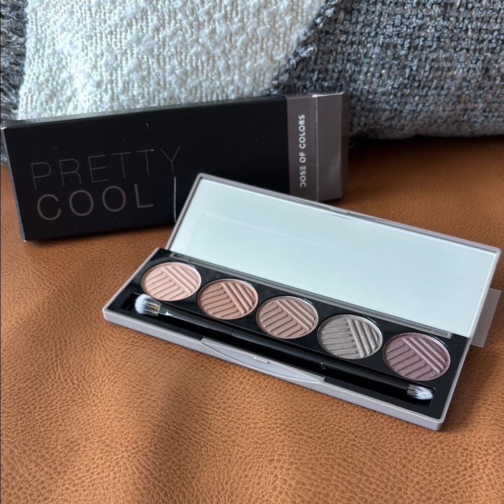 Dose of Colors Pretty Cool Eyeshadow Palette, 5 Shades, Cool Tone, NWT